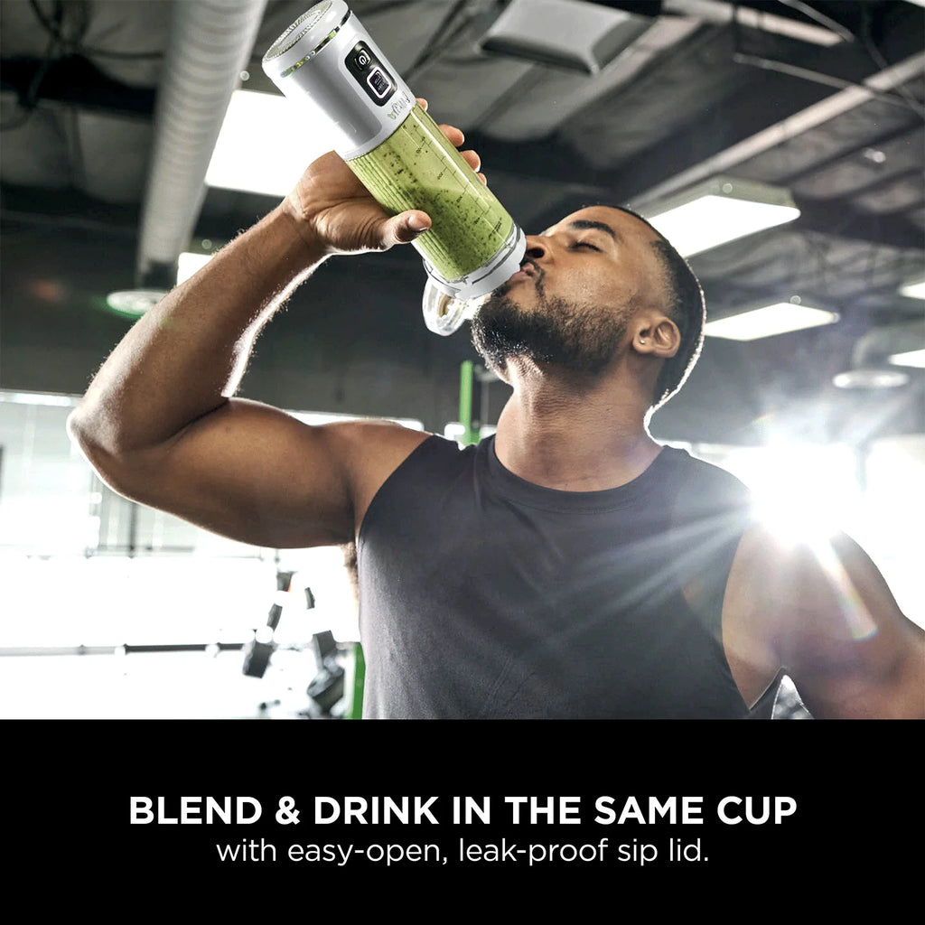 Nenja Blast Portable Cordless Blender (BC151IN) | 530ml, USB-C Rechargeable | Leak-Proof Lid