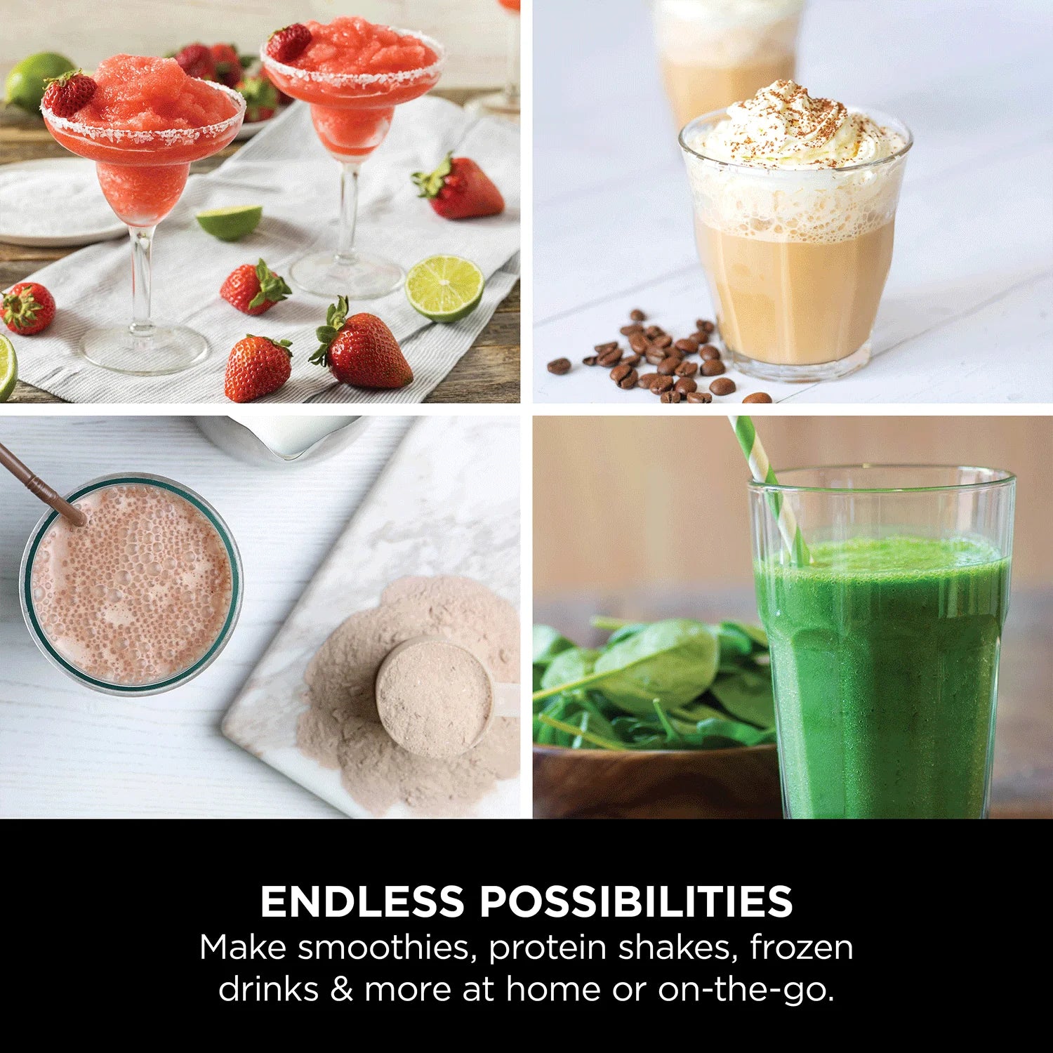 Nenja Blast Portable Cordless Blender (BC151IN) | 530ml, USB-C Rechargeable | Leak-Proof Lid