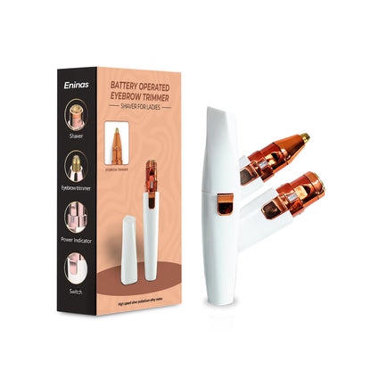 Rechargeable 3-in-1 Multi Trimmer For Women, Multipurpose Hair Remover for Women, Face, Leg, Eyebrow, Underarms, Bikini Trimmer, 90 minutes Runtime, White
