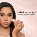 No hair. No care. Painless, cut-free facial hair removal at home — with a built-in smartlight that catches even the tiniest strand. No threading tears. No waxing burns. No salon queue.
