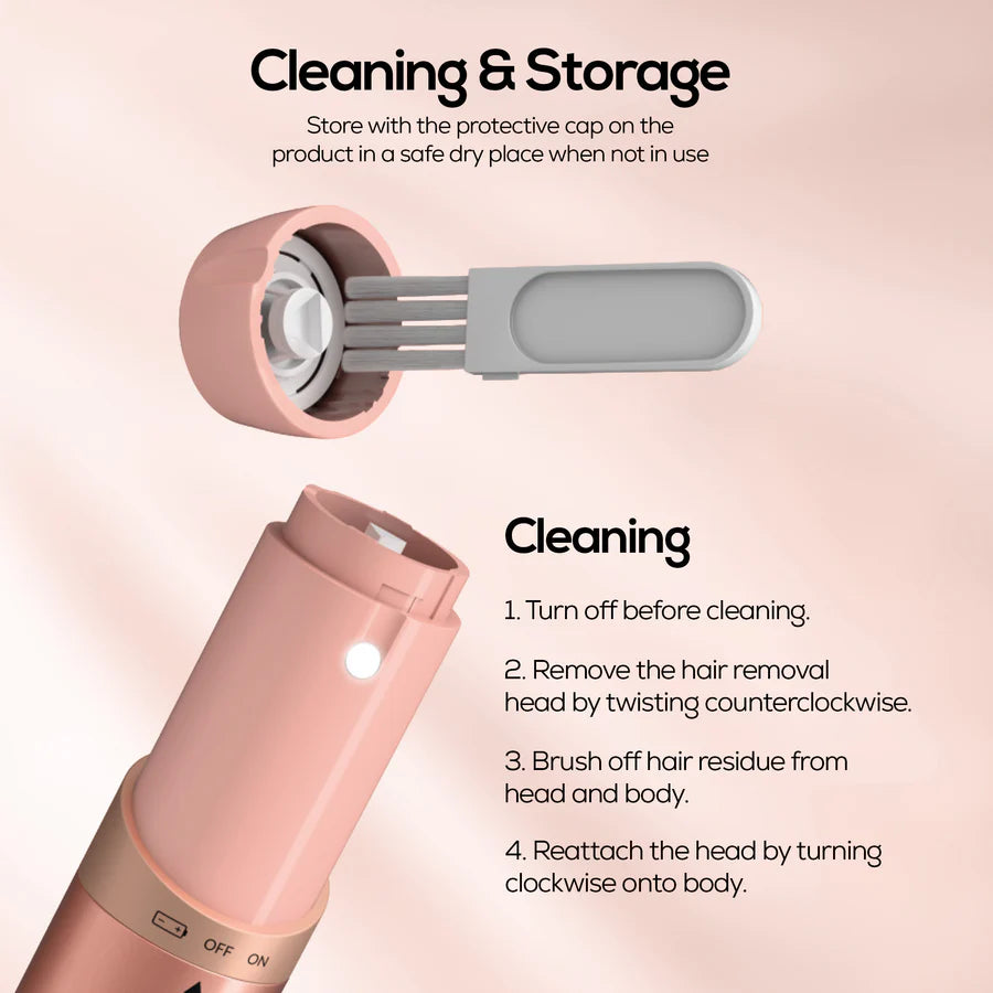 No hair. No care. Painless, cut-free facial hair removal at home — with a built-in smartlight that catches even the tiniest strand. No threading tears. No waxing burns. No salon queue.