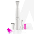 Rechargeable 3-in-1 Multi Trimmer For Women, Multipurpose Hair Remover for Women, Face, Leg, Eyebrow, Underarms, Bikini Trimmer, 90 minutes Runtime, White